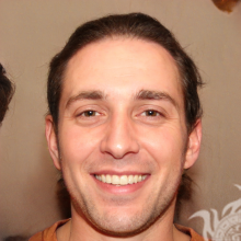 Rostos de caras no avatar com cabelo curto