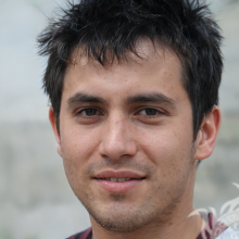 O rosto de um iraquiano na foto do perfil