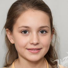 Russisches Mädchen Gesicht großes Porträt