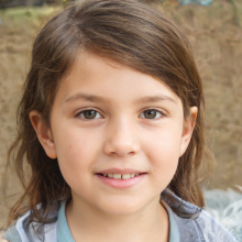 Kleines Mädchen Gesicht beste Porträts