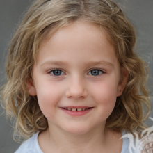 Russisches kleines Mädchen Gesicht schönes Foto