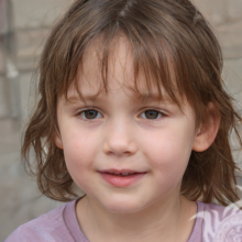 The face of a little girl download on the avatar