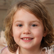 Little girl face for registration download