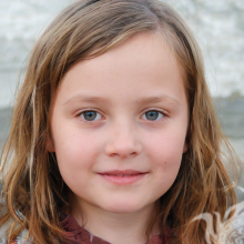 Little girl face on TikTok avatar
