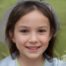 Картинка лицо девочки 6 лет