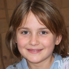Картинка лицо девочки 8 лет