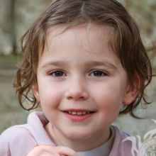 Красивое лицо маленькой девочки 192 на 192 пикселей