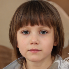 Foto de download de rosto de menina de 4 anos