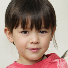 Foto de uma linda garota de 2 anos