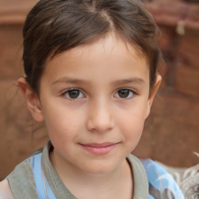 Beautiful photo of the face of a little girl Instagram