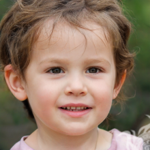 Laden Sie das Gesicht eines kleinen Mädchens von der Meragor-Website herunter