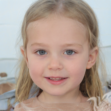 Gesicht eines schönen Mädchens 2 Jahre alt herunterladen