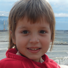 Красивое лицо маленькой девочки Vkontakte