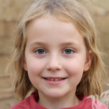 Schönes Foto von Mädchen 6 Jahre alt