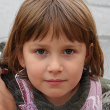 Фото лицо серьезной девочки 4 года