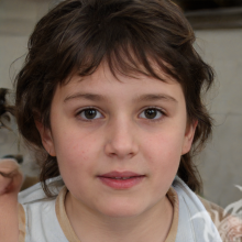 Portrait eines kleinen Mädchens auf deinem Profilbild kostenlos
