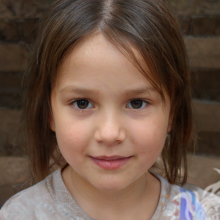 Foto eines schönen kleinen Mädchens kostenlos