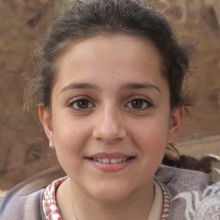 Syrian girl face