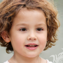 Beaux visages de petites filles brésiliennes