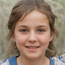 Портрет девочки на аватарку 9 лет