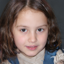 Портрет дівчинки на аватарку 8 років