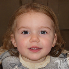 Faces of little girls on avatar best portraits