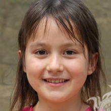 Портрет маленькой девочки на аватарку для сайта