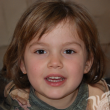 Foto eines kleinen Mädchens auf dem Profilbild eines zufälligen Bildes