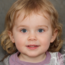 Photo of a girl on an avatar portrait