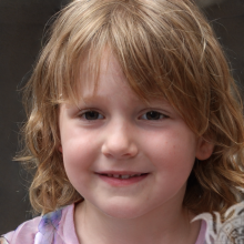 Портрет цинічною маленької дівчинки