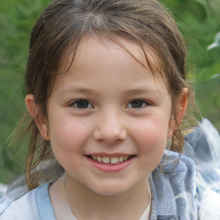 Photo of happy little girl