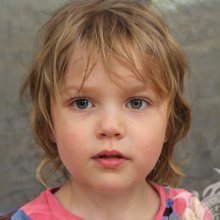 Красивый портрет маленькой девочки