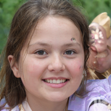 Portrait of an Indian girl