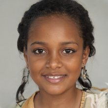 Африканская девочка 13 лет