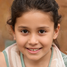 Porträt eines kleinen spanischen Mädchens