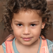 Фото обличчя маленька іспанська дівчинка