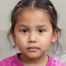Портрет португальской маленькой девочки