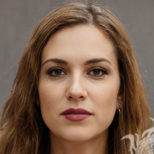 Лицо бельгийской женщины на аватарку