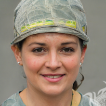 Portrait of a woman in a headdress
