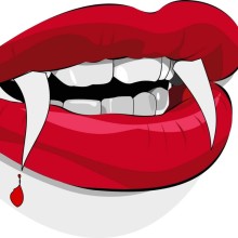Vampire's teeth pic for profile