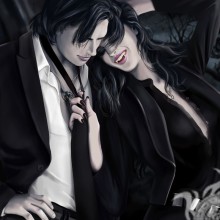 Парень и девушка вампиры на аву