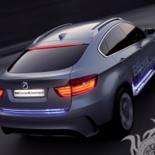 Foto de un automóvil BMW en un avatar descargado a un blogger