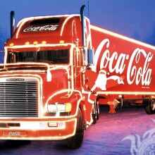 Truck with Coca-Cola on your profile picture