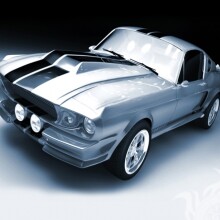 Foto legal de download do Ford Mustang para o cara na foto do perfil