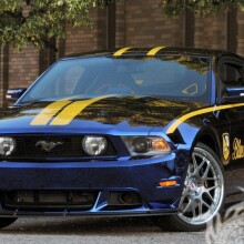 Cool Blue Ford Mustang télécharger la photo pour le gars sur la photo de profil