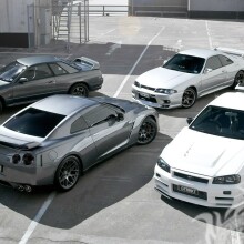 Foto de cuatro Nissan impresionantes