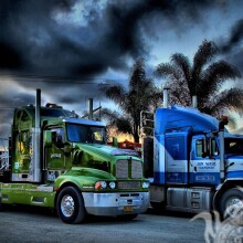 Фото на аватарку для TikTok два розкішних вантажівки
