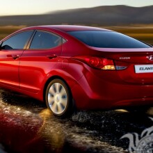 Red elegant Hyundai download a photo on an avatar for a guy