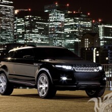 Descarga una foto de un Land Rover negro en tu foto de perfil
