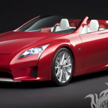Descargar foto rojo Lexus convertible en su foto de perfil
